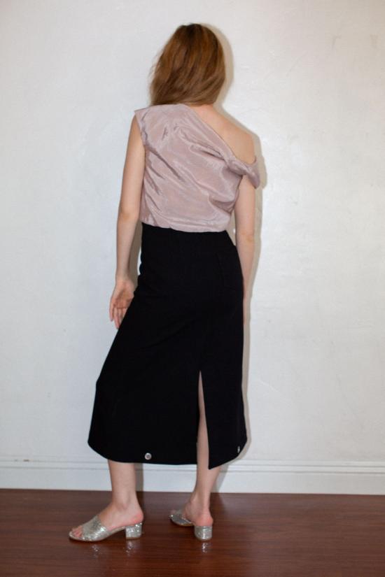  패리스 조지아 롱 스커트 파리 조지아 에브리데이 스커트 블랙 - PARIS GEORGIA