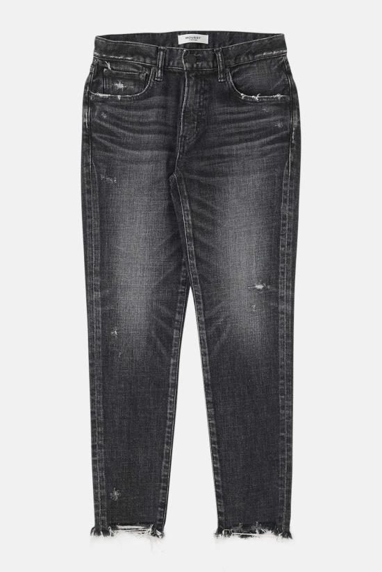  마우지 데님 팬츠 무시 체코타 스키니 데님 블랙