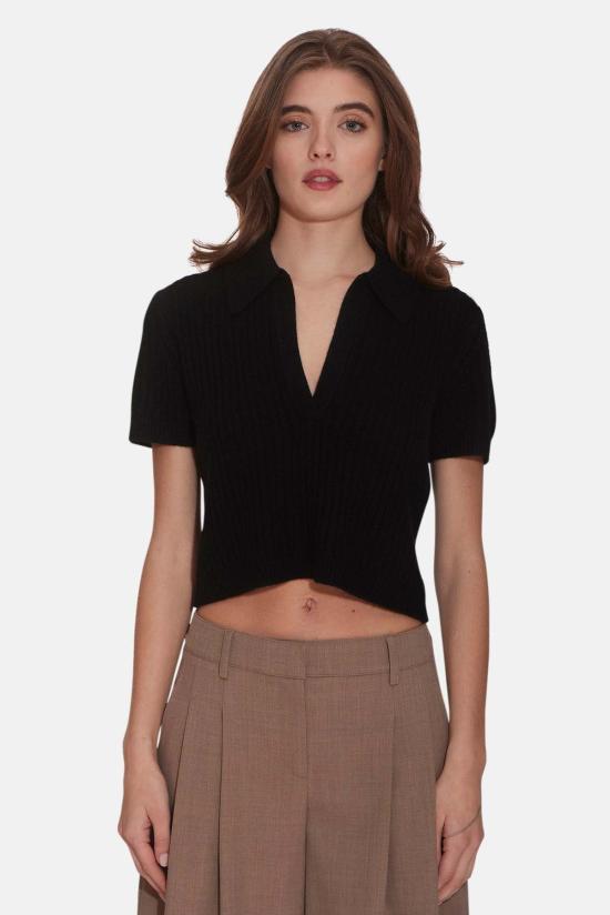  The Tile Club 민소매 티셔츠 타일 클럽 패러 반팔 폴로 블랙