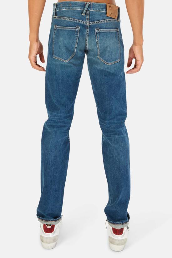  카토 데님 팬츠 펜 10 5온스 셀비지 데님 진 레인 - KATO