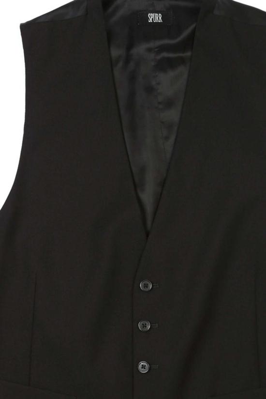  사이먼 스퍼 베스트 Simon Spurr 플레인  블랙 - SIMON SPURR