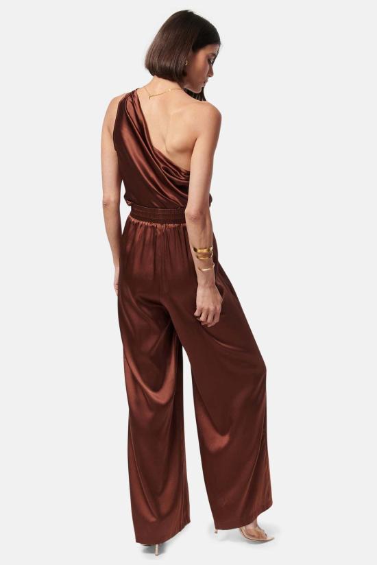  카미 뉴욕 스트레이트 팬츠 캐미 NYC 세나 와이드 레그 팬츠 커피 - CAMI NYC