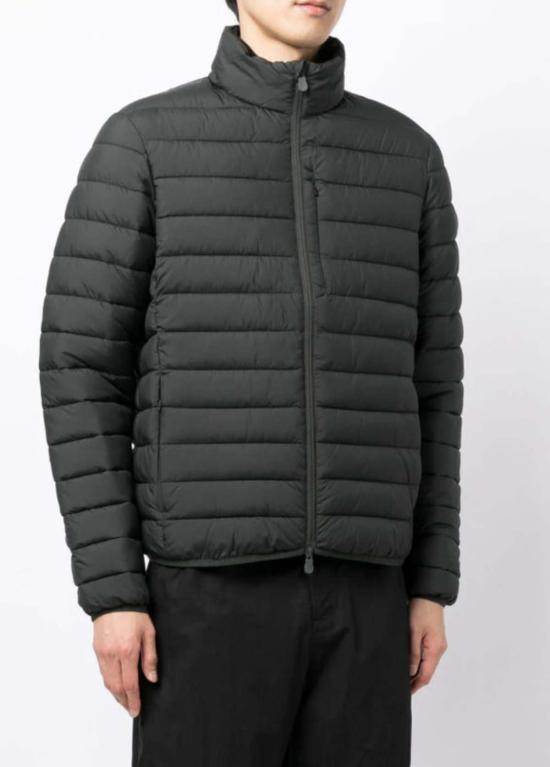  세이브더덕 숏패딩 세이브 더 덕 에리온 블랙 퀼팅 퍼퍼 코트 재킷 - SAVE THE DUCK