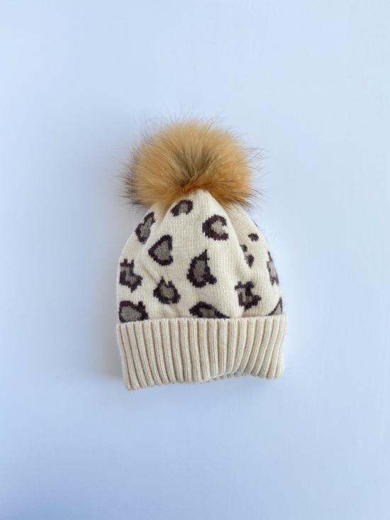  EQUATION 비니 Equation 레오파드 햇 크림 - EQUATION