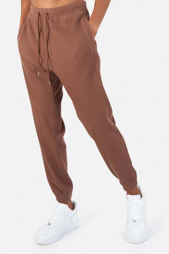  블루&크림 트레이닝/조거 팬츠 와플 조거 머쉬룸 - BLUE&CREAM