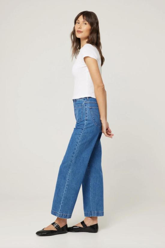  롤라스 데님 팬츠 세일러 진 애슐리 블루 - ROLLAS