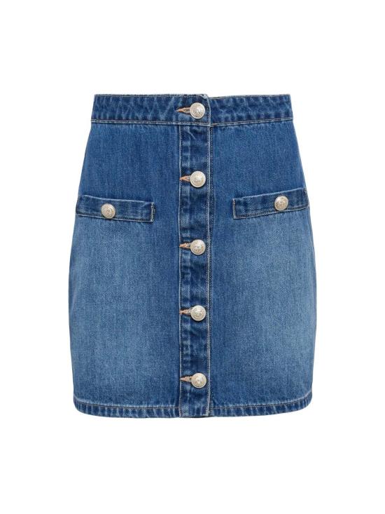  라장스 데님 스커트 3429YRO BLUE