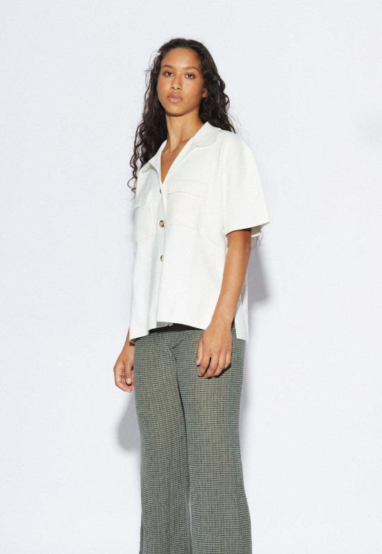  Arcaa 반팔 티셔츠 아르카 이스턴 니트 셔츠 화이트 - OTHER BRANDS