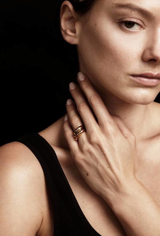  Maslo Jewelry 반지 마슬로 쥬얼리 미니 돔 링 골드 - OTHER BRANDS