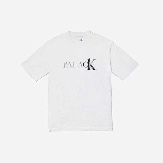  팔라스 반팔 티셔츠 Palace X Calvin Klein 티셔츠 화이트