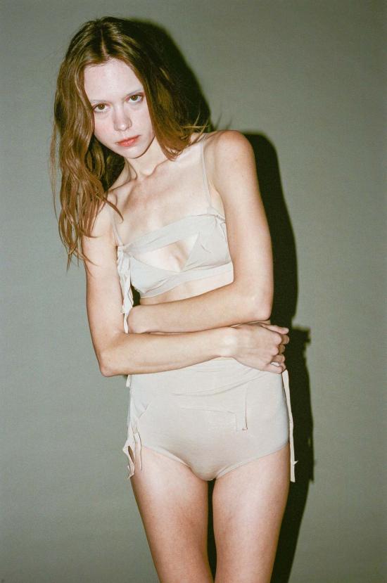  베이스레인지 팬티 베이스렌지 오템 하이웨이스트 언더웨어 햅틱 - BASERANGE