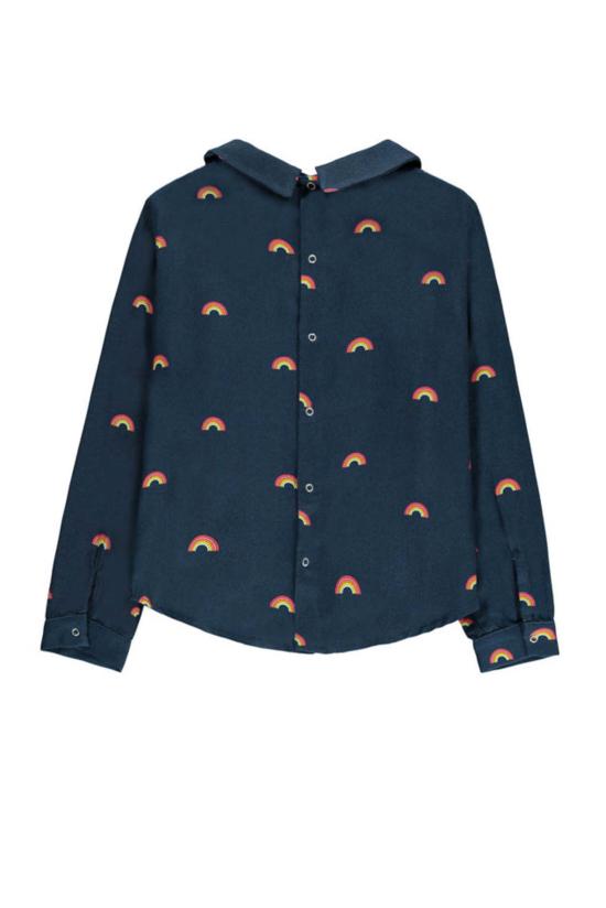  [키즈] Hundred Pieces 티셔츠 키즈 헌드레드 피스 레인보우 블라우스 네이비 - OTHER BRANDS