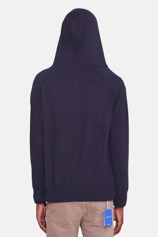  Blue&Cream 후드 티셔츠 블루&크림 루크 지퍼 후드 네이비 - BLUE&CREAM