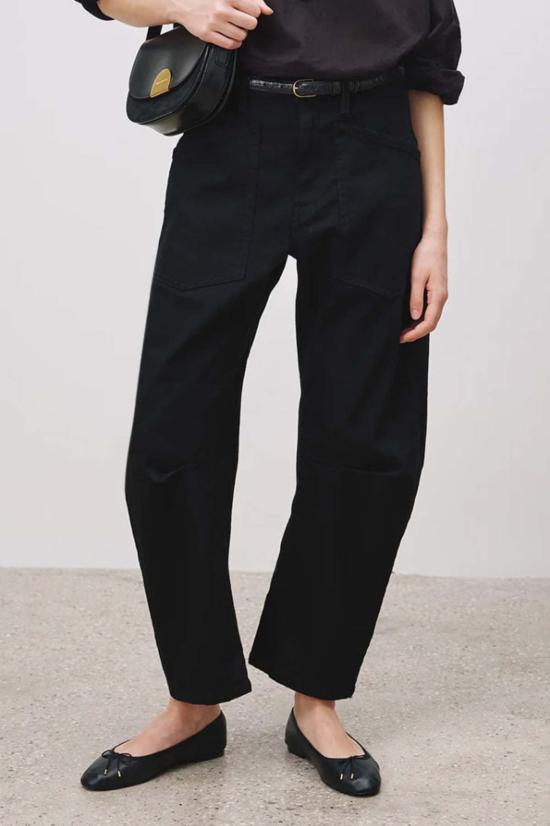  닐리로탄 데님 팬츠 닐리 로탄 숀 진 블랙