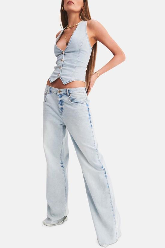  세로야 데님 팬츠 Ser.O.Ya 마고 남자친구 진 스카이라이트 - SER.O.YA