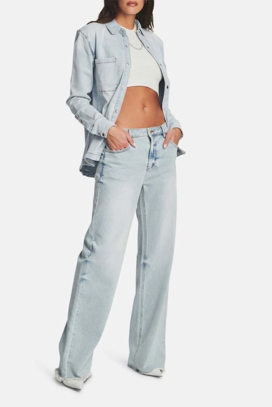  세로야 데님 팬츠 Ser.O.Ya 마고 남자친구 진 스카이라이트 - SER.O.YA