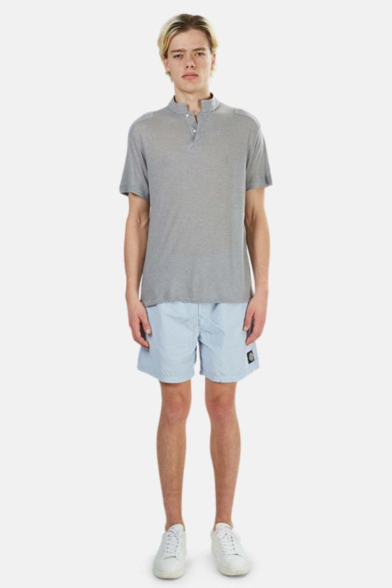  블루&크림 폴로 티셔츠 66 팝 칼라 폴로 그레이 - BLUE&CREAM