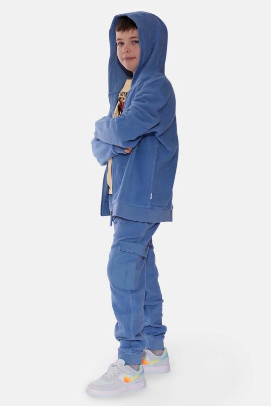  [키즈] 블루&크림 트레이닝/조거 팬츠 키즈  키즈 조거 블루 - BLUE&CREAM