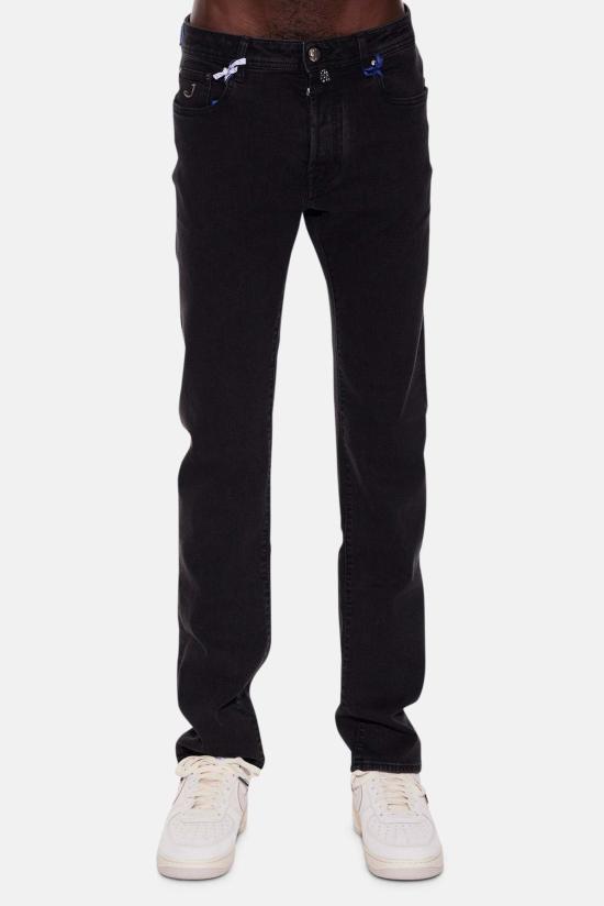  야콥코헨 데님 팬츠 Jacob Cohen Bard 데님 블랙 하운드투스 패치