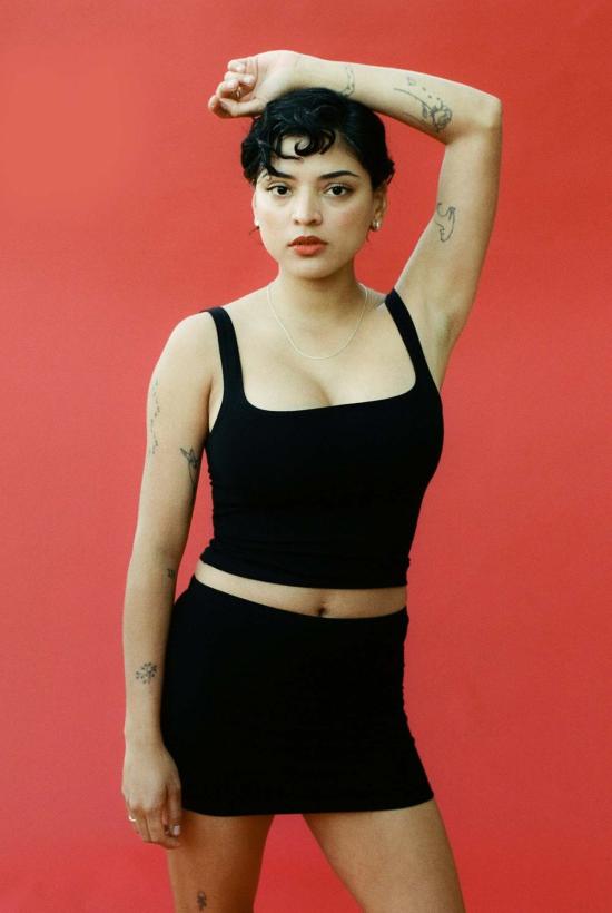  질 로드리게즈 민소매 티셔츠 길 로드리게스 마티스 스쿠프 탱크 블랙