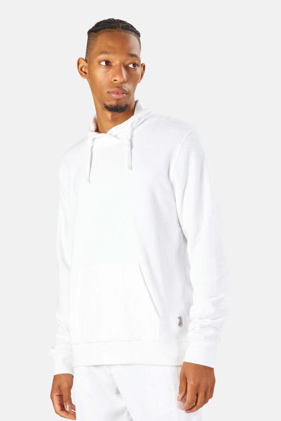  04651/ 후드 티셔츠 테리  화이트 - 04651/A TRIP IN A BAG