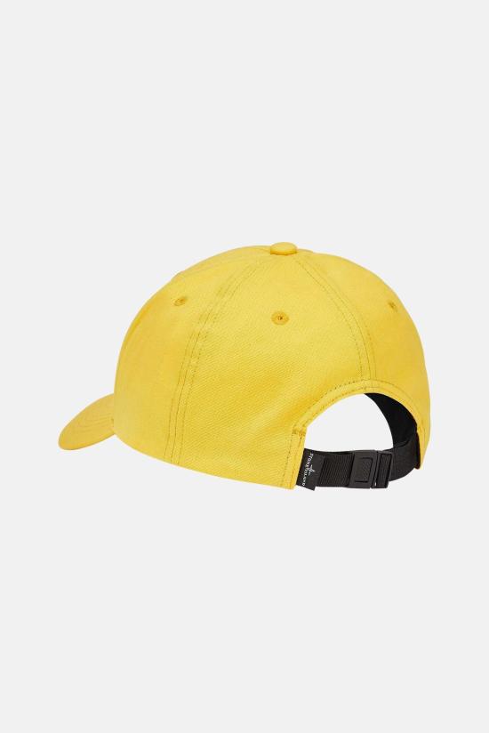  스톤 아일랜드 볼캡 코튼 컴패스 캡 옐로우 - STONE ISLAND