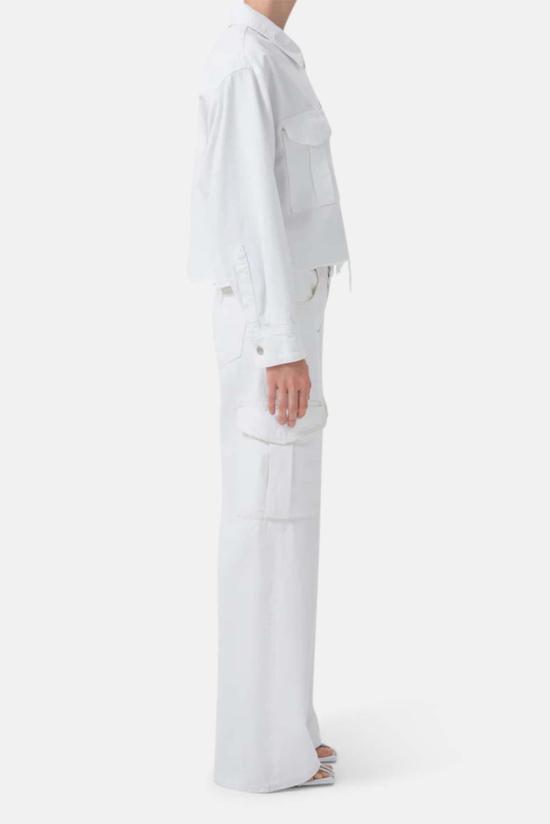  에이골디 데님 팬츠 아골데 민카 카고 진 밀크셰이크 - AGOLDE