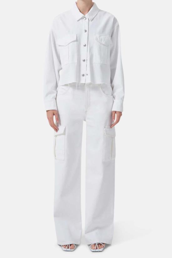  에이골디 데님 팬츠 아골데 민카 카고 진 밀크셰이크