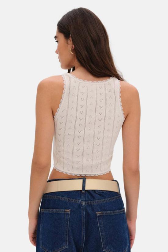  포러브앤레몬스 민소매 티셔츠 SKSP1914 CREAM - FOR LOVE & LEMONS