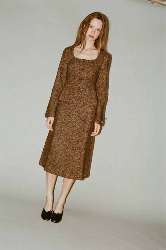  샌디리앙 수트 세트 샌디 리앙 그라파 재킷 에스프레소 - SANDY LIANG