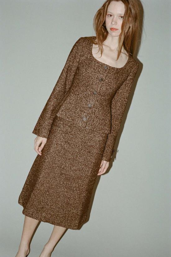  샌디리앙 수트 세트 샌디 리앙 그라파 재킷 에스프레소