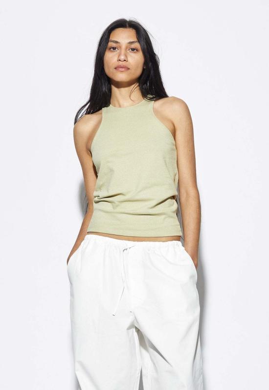  blacktogrey 민소매 티셔츠 블랙토그레이 카논 탑 키위 - OTHER BRANDS