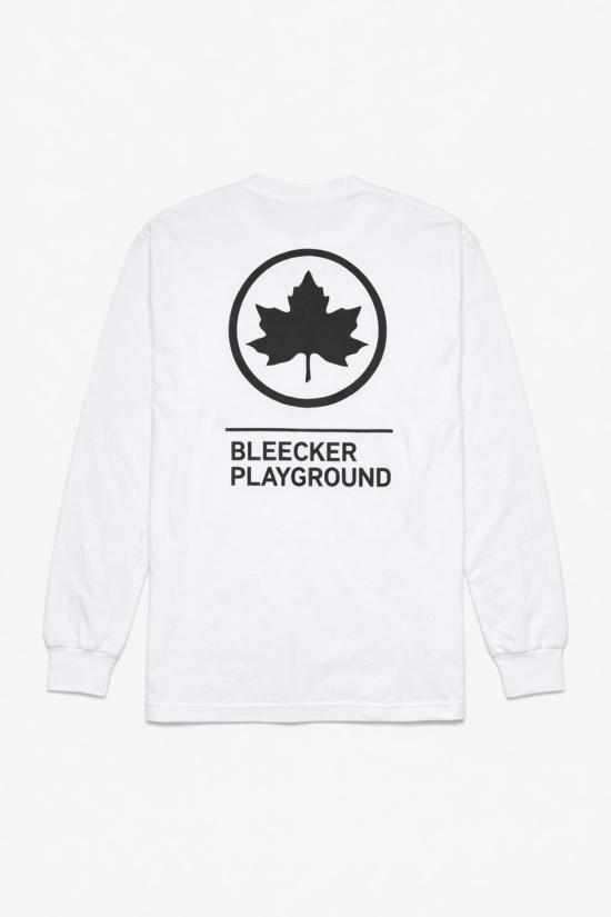  블루&크림 긴팔 티셔츠 BNCMFW22 20 WHITE