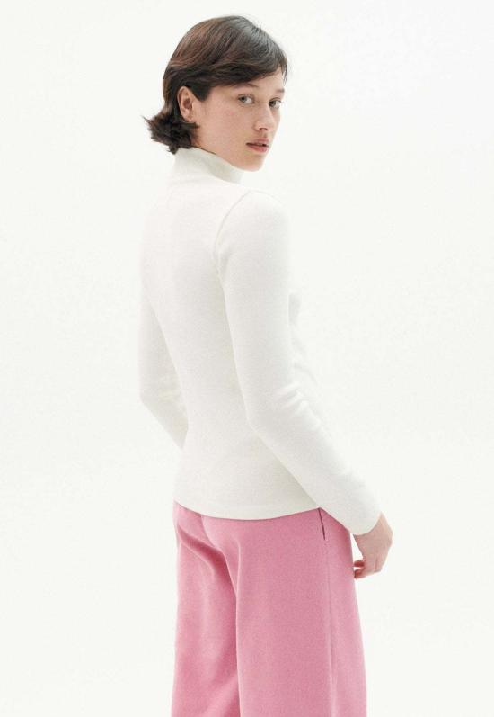  띵킹 뮤 터틀넥 싱킹 무 리브 아이네 탑 화이트 - THINKING MU