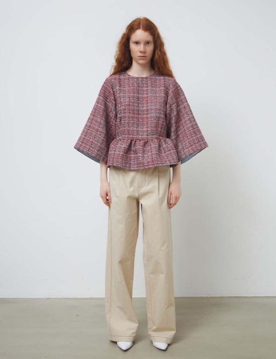  stella nova 블라우스 스텔라노바 아비다  레드믹스