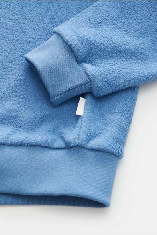  [키즈] 블루&크림 풀오버 키즈  키즈 지퍼 후드 티셔츠 블루 - BLUE&CREAM