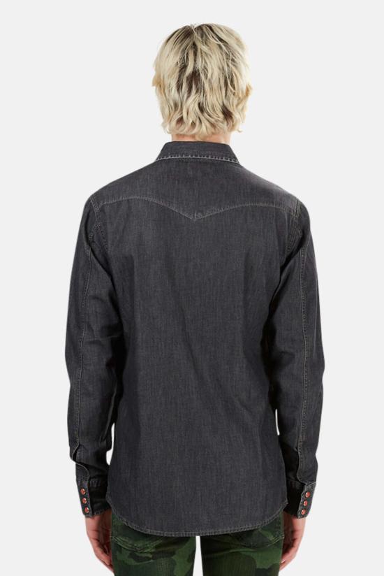  PRESIDENTS 긴팔 셔츠 프레지던트 그레고리 데님  인디고 블랙 - PRESIDENT'S