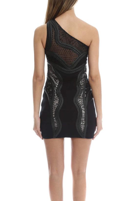  아멘쿠튀르 숏 원피스 아멘 워븐 드레스 블랙 - AMEN COUTURE