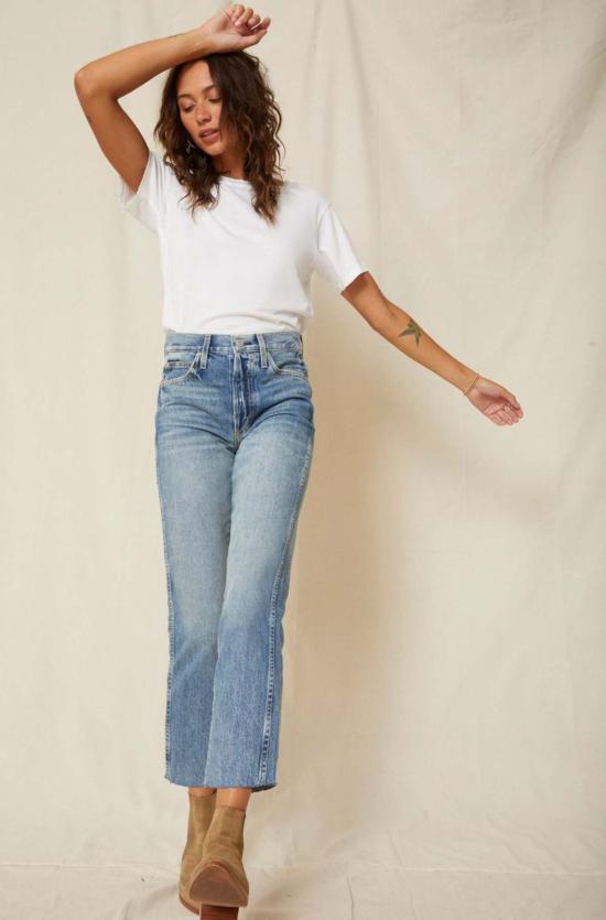  아모 데님 데님 팬츠 러버보이 리지드 데님 러브드 360