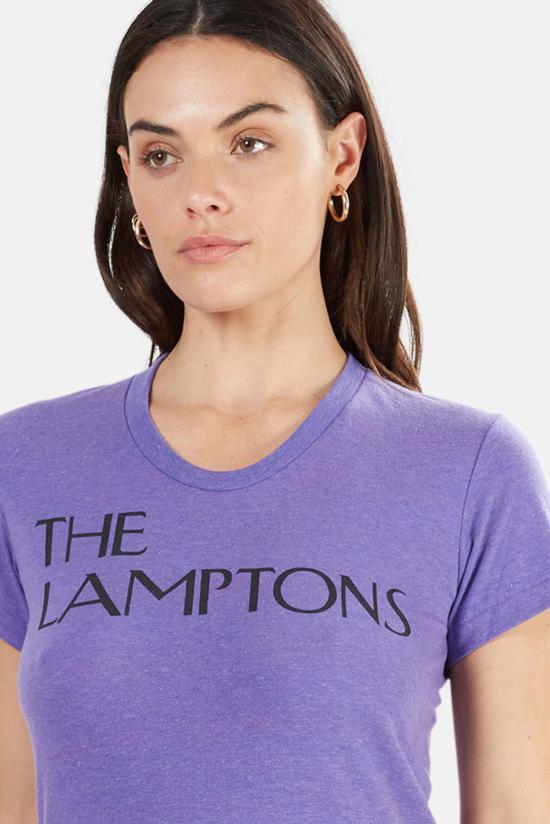  블루&크림 반팔 티셔츠 램튼스 크루넥 티셔츠 퍼플 - BLUE&CREAM