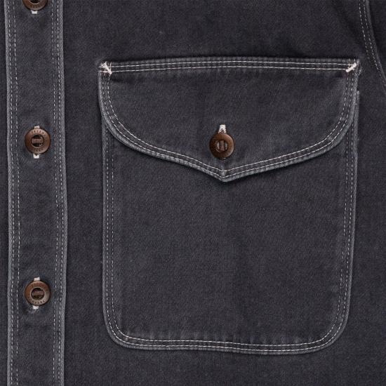  Freenote Cloth 데님 셔츠 프리노트 천 유틸리티  숯색 - FREENOTE CLOTH