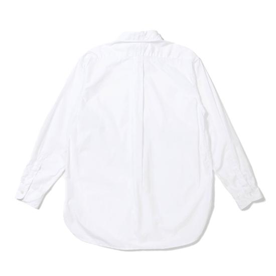  엔지니어드가먼츠 긴팔 셔츠 Engineered Garments 19 Century 100's 2겹 브로드클로스  화이트 - ENGINEERED GARMENTS