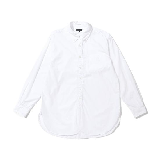  엔지니어드가먼츠 긴팔 셔츠 Engineered Garments 19 Century 100's 2겹 브로드클로스  화이트