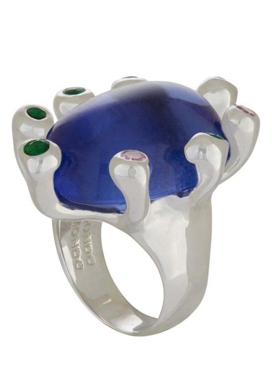  몬도 몬도 반지 Mondo Mondo 슈퍼디바 링 오존/크리스탈/멀티 - MONDO MONDO