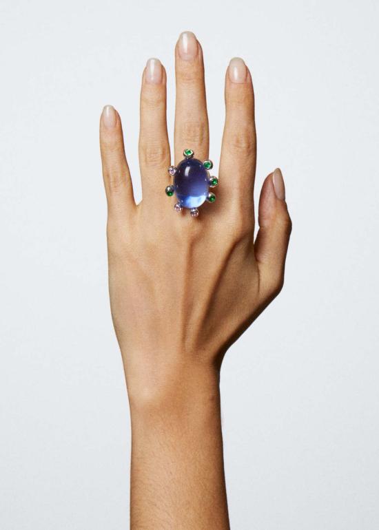  몬도 몬도 반지 Mondo Mondo 슈퍼디바 링 오존/크리스탈/멀티 - MONDO MONDO