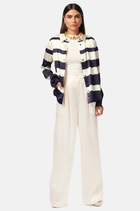  카미 뉴욕 블라우스 캐미 NYC 크로스비  섀도우 스트라이프 - CAMI NYC