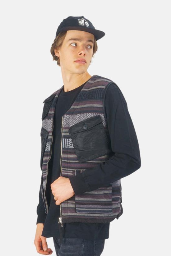  마하리쉬 자켓 마하리시 힐 트라이브 C 1 유틸리티 조끼 블랙 - MAHARISHI