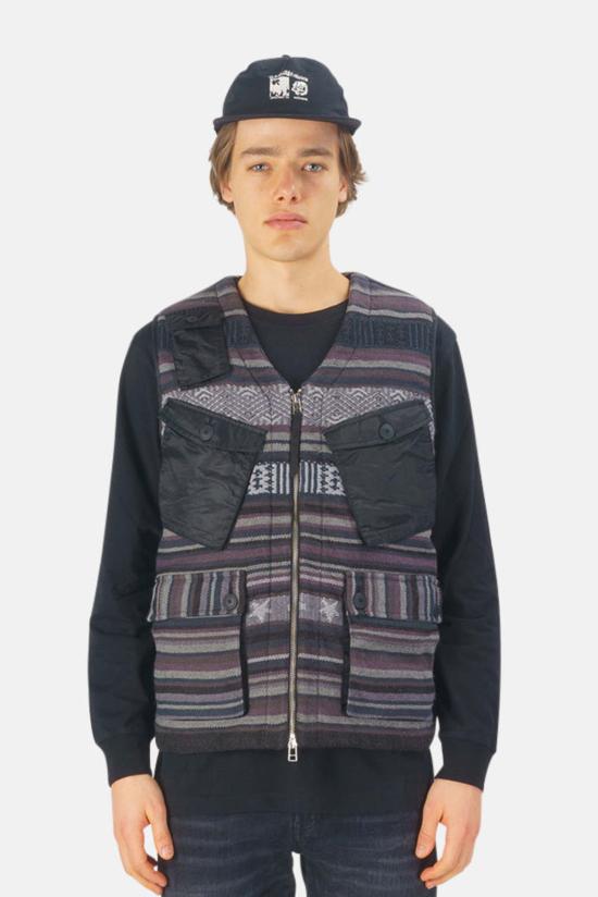  마하리쉬 자켓 마하리시 힐 트라이브 C 1 유틸리티 조끼 블랙