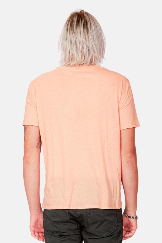  블루&크림 반팔 티셔츠 WV20F010T ORANGE - BLUE&CREAM