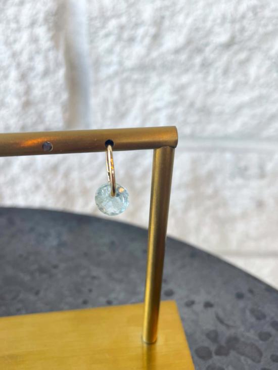  바이 파리아 이어링 파리아 탄생석 후프 3월호